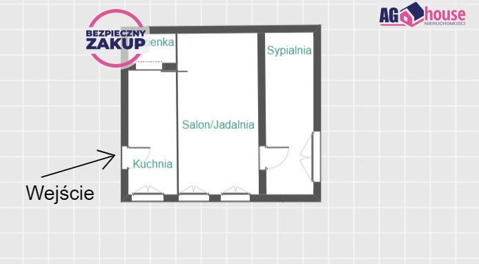 Mieszkanie 2-pokojowe Gdańsk Śródmieście, ul. ks. Franciszka Rogaczewskiego. Zdjęcie 14