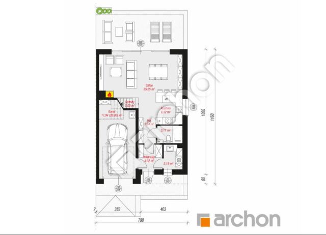 bliźniak, 5 pokoi Banino, ul. Pilotów. Zdjęcie 19