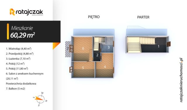 Mieszkanie 3-pokojowe Wejherowo Śmiechowo, ul. Kazimierza Dzięcielskiego. Zdjęcie 22