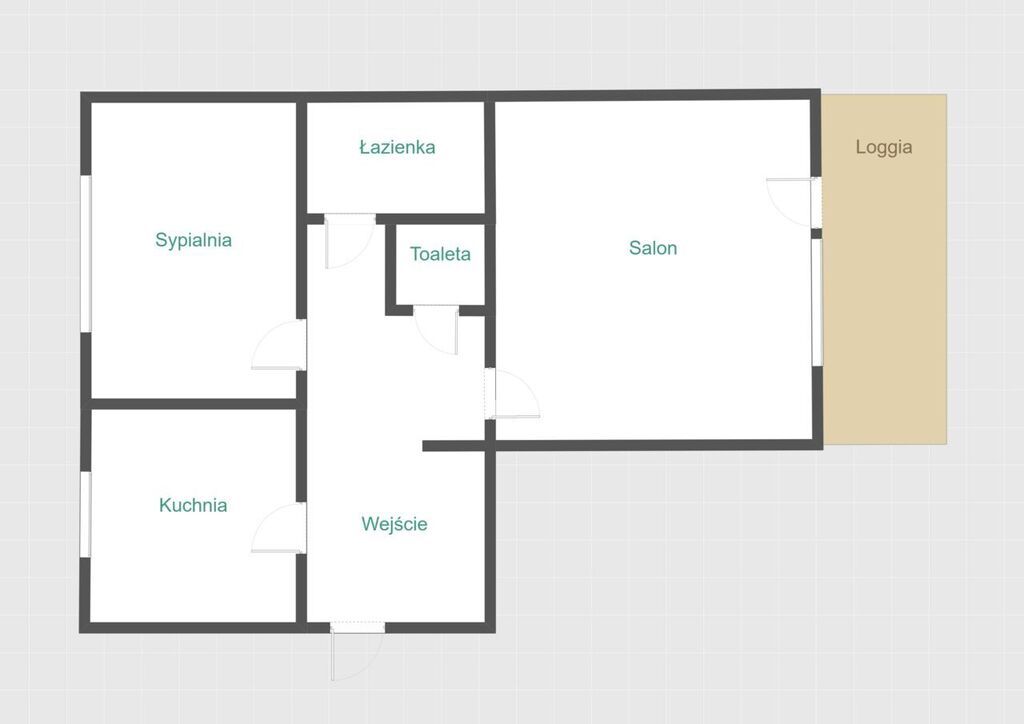 Mieszkanie 2-pokojowe Łódź Chojny. Zdjęcie 11