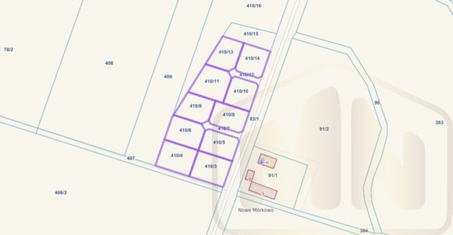 Działka budowlana Mórkowo. Zdjęcie 5