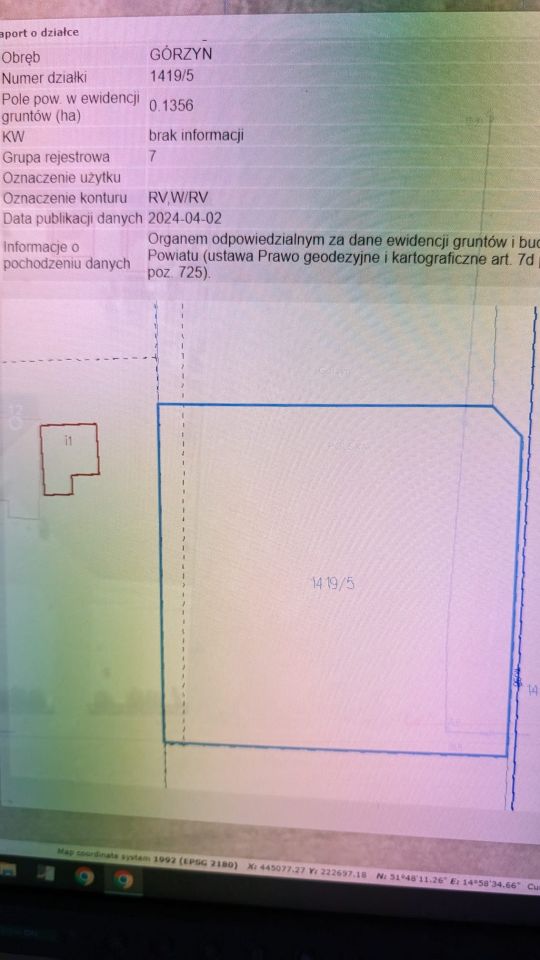 Działka budowlana Górzyn, ul. Błotna. Zdjęcie 6