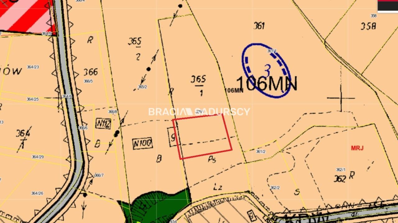 Działka budowlana Grajów. Zdjęcie 4