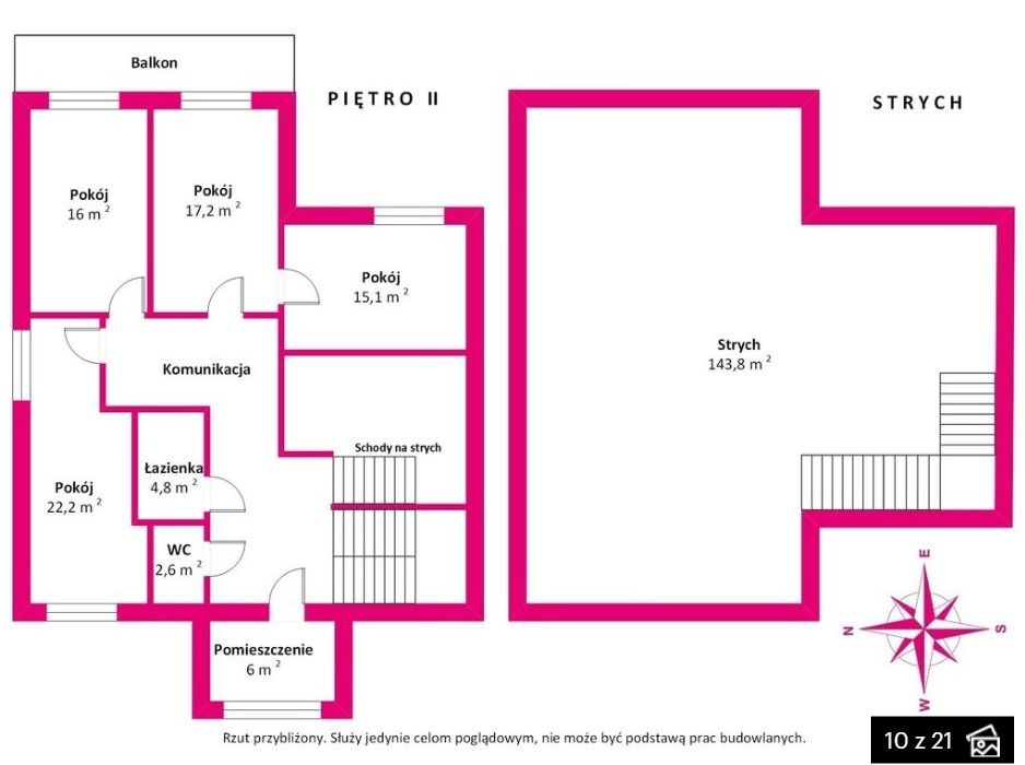 dom wolnostojący, 15 pokoi Częstochowa Grabówka, ul. Ikara. Zdjęcie 33