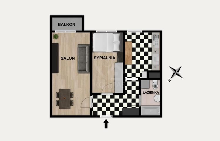 Mieszkanie 2-pokojowe Wrocław Śródmieście, ul. Stefana Jaracza. Zdjęcie 11