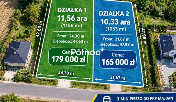 Działka budowlana Strzeszkowice Duże
