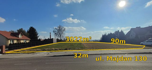 Działka budowlana Zamość Majdan, ul. Majdan. Zdjęcie 1