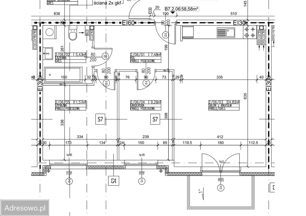 Mieszkanie 3-pokojowe Wieliczka, ul. Bolesława Chrobrego. Zdjęcie 19
