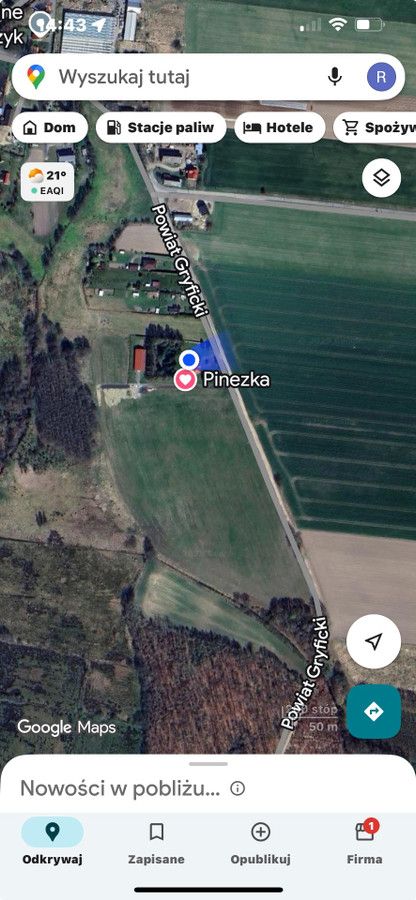 Działka rolno-budowlana Niczonów