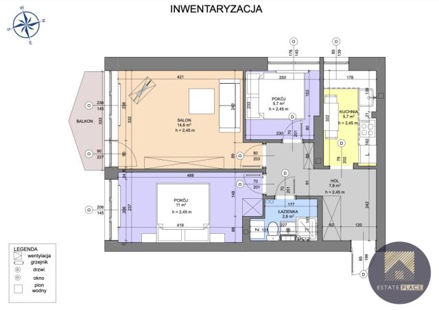 Mieszkanie 3-pokojowe Warszawa Śródmieście, ul. Fabryczna. Zdjęcie 1
