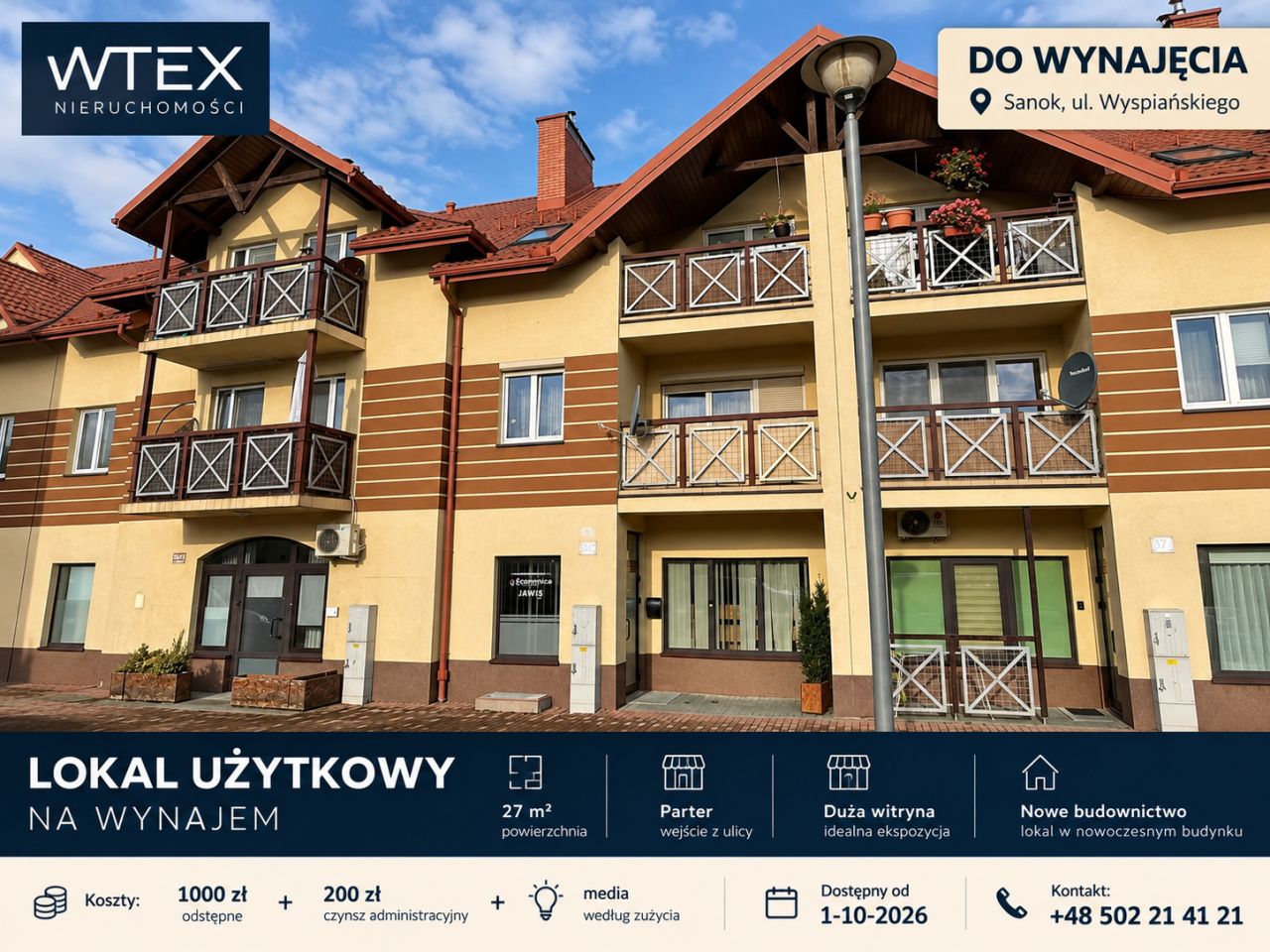 Lokal Sanok, ul. Wyspiańskiego. Zdjęcie 1