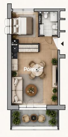 Mieszkanie 1-pokojowe Lublin Węglinek, ul. Koralowa. Zdjęcie 4