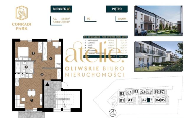 Mieszkanie 3-pokojowe Bąkowo, ul. Kasztanowa. Zdjęcie 4