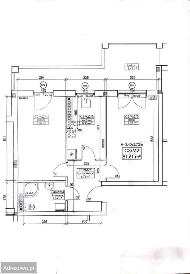 Mieszkanie 2-pokojowe Wrocław Fabryczna, ul. Podhalańska. Zdjęcie 14