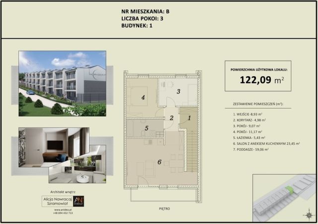 Mieszkanie 4-pokojowe Rzeszów, ul. Wichrowa. Zdjęcie 2