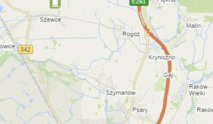 Działka budowlana Ozorowice, ul. Leśna