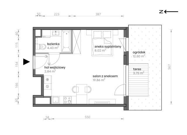 Mieszkanie 1-pokojowe Warszawa Praga-Południe, ul. Podskarbińska. Zdjęcie 7