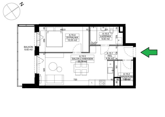 Mieszkanie 2-pokojowe Poznań Grunwald, ul. Ptasia. Zdjęcie 11