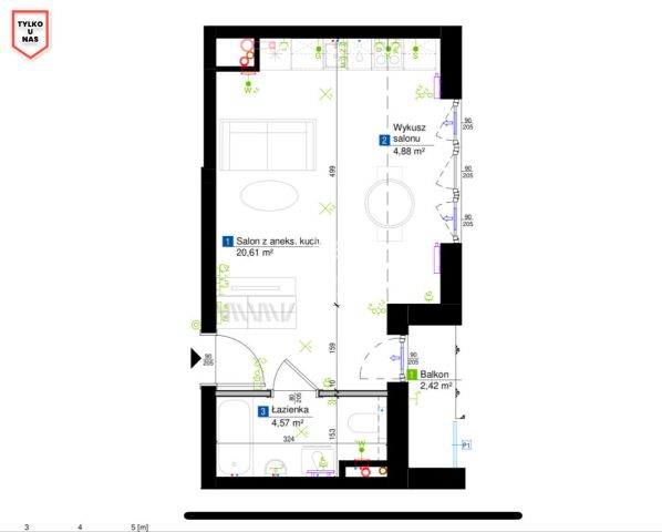 Mieszkanie 1-pokojowe Gdynia Śródmieście, ul. Stefana Żeromskiego. Zdjęcie 11