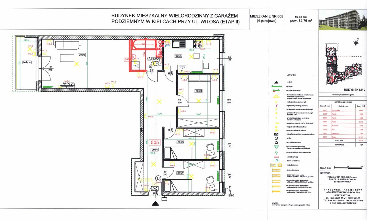 Mieszkanie 5-pokojowe Kielce Piaski, ul. Wincentego Witosa. Zdjęcie 11