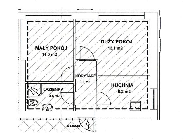 Mieszkanie 2-pokojowe Złotów. Zdjęcie 1