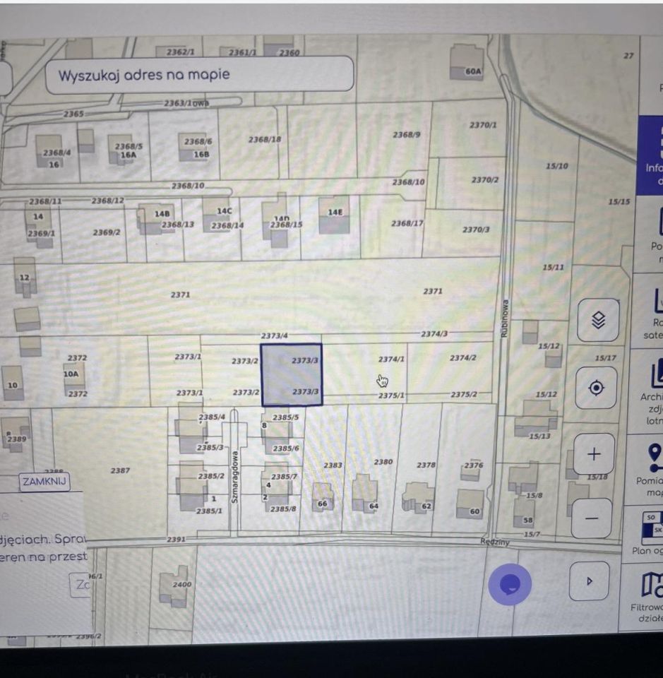 Działka budowlana Sędziszów Małopolski Rędziny, ul. Szmaragdowa. Zdjęcie 4