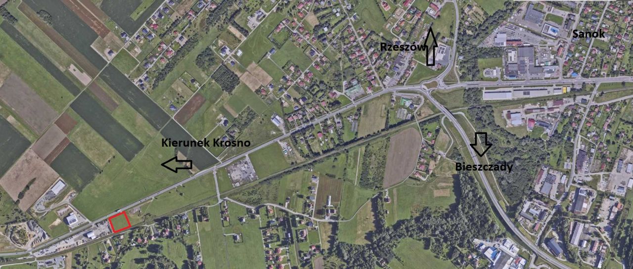 Działka inwestycyjna Zabłotce, DK28 Sanok. Zdjęcie 16