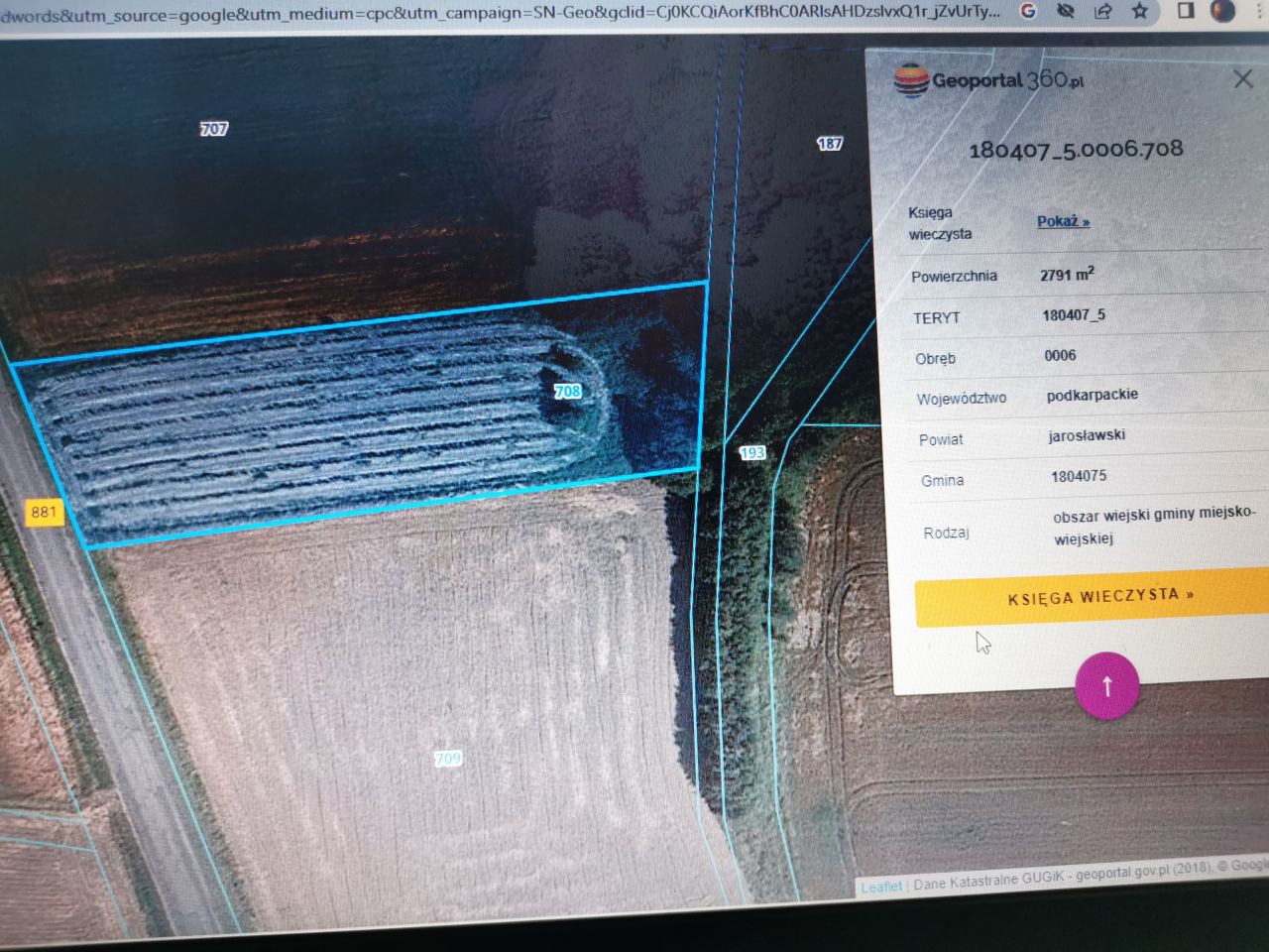Działka budowlana Rozbórz Okrągły. Zdjęcie 4