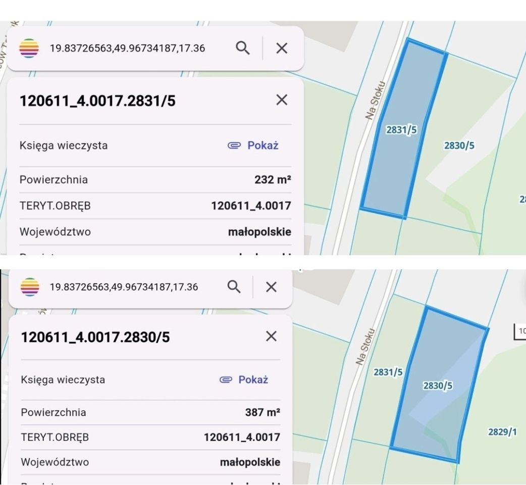 Działka budowlana Skawina, ul. Na Stoku. Zdjęcie 3