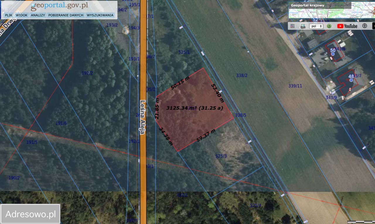 Działka budowlana Młyniec Drugi. Zdjęcie 8