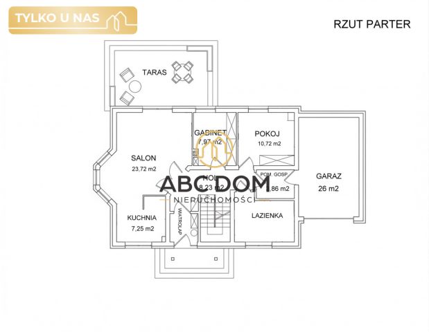 dom wolnostojący, 8 pokoi Gdańsk Osowa, ul. Kielnieńska. Zdjęcie 15