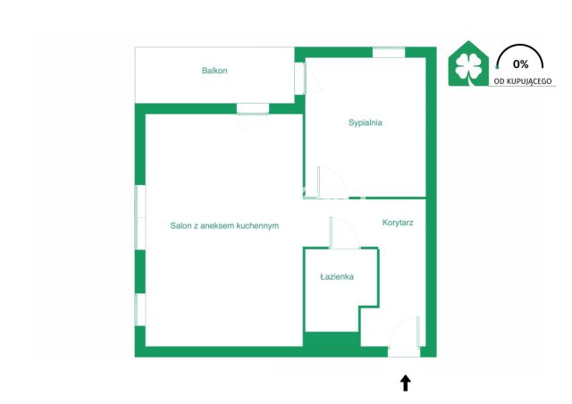 Mieszkanie 2-pokojowe Gdańsk Przymorze, ul. Czarny Dwór. Zdjęcie 16