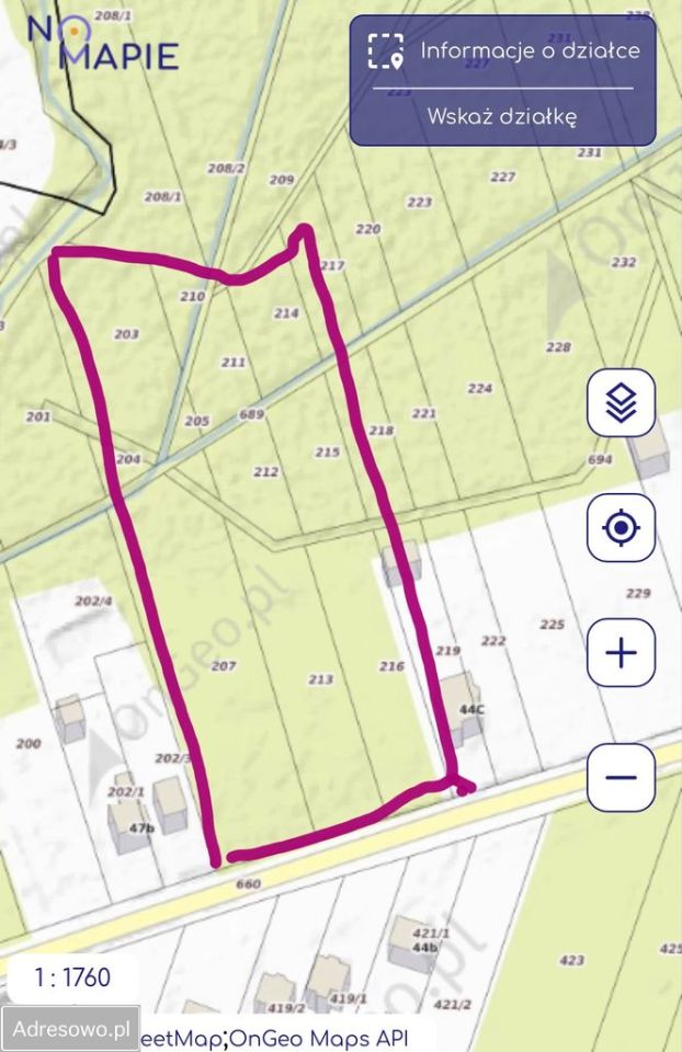 Działka rolno-budowlana Smyków. Zdjęcie 2