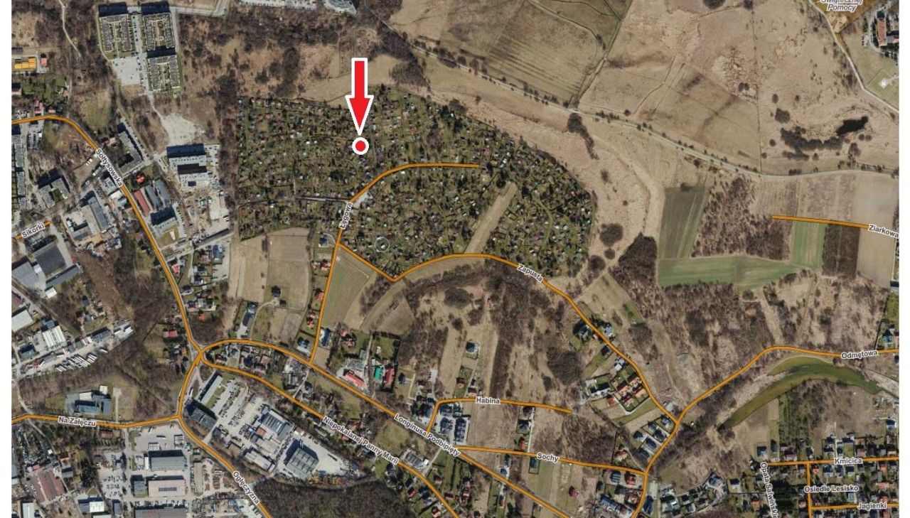Działka rod Kraków Nowa Huta, ul. Łęgowa. Zdjęcie 4