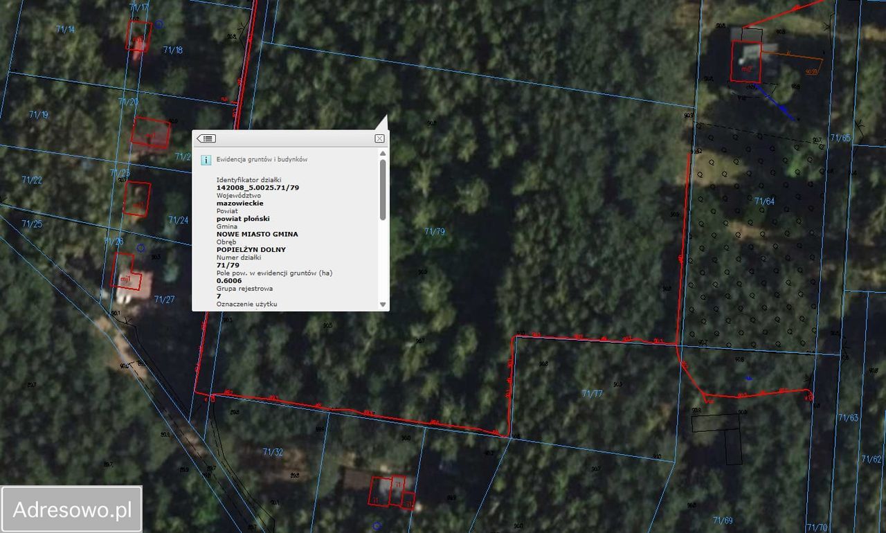 Działka rolno-budowlana Popielżyn Dolny