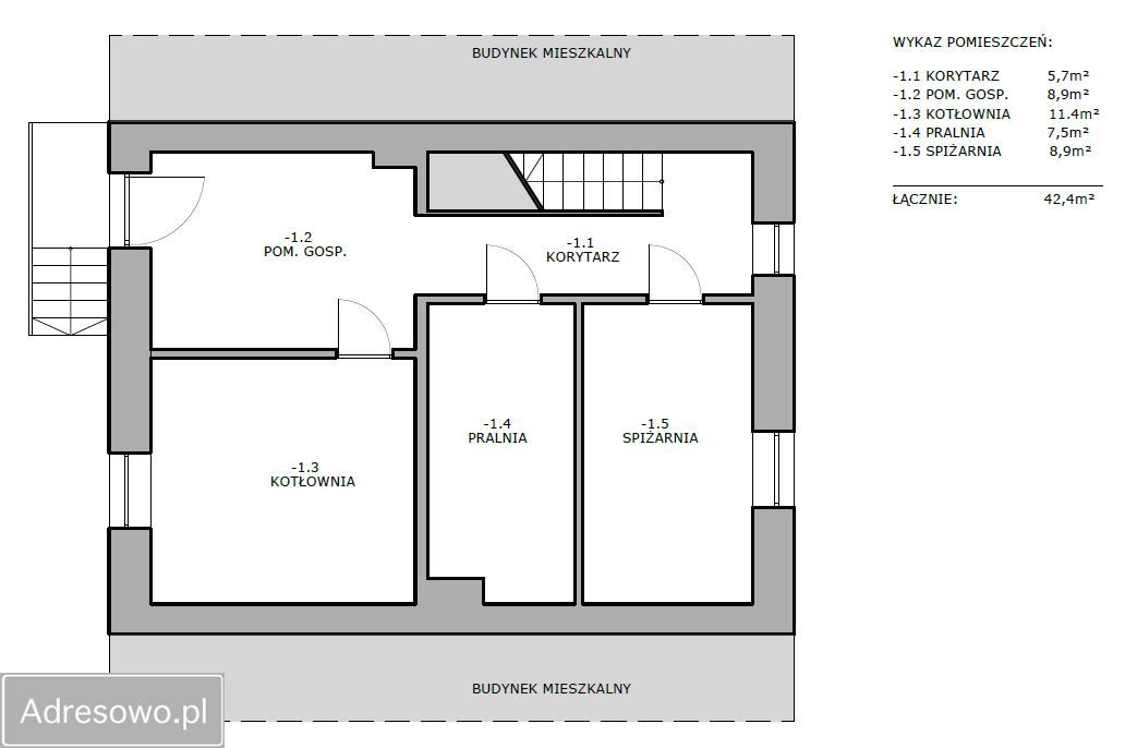 dom szeregowy, 3 pokoje Bolesławiec, ul. Władysława Andersa. Zdjęcie 16