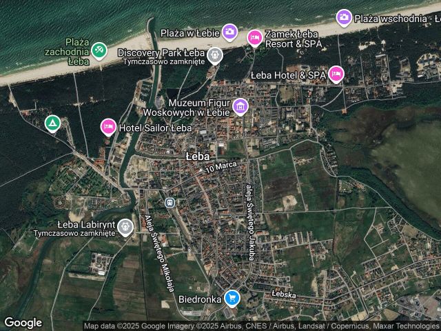 Hotel/pensjonat Łeba, ul. 10 Marca. Zdjęcie 1