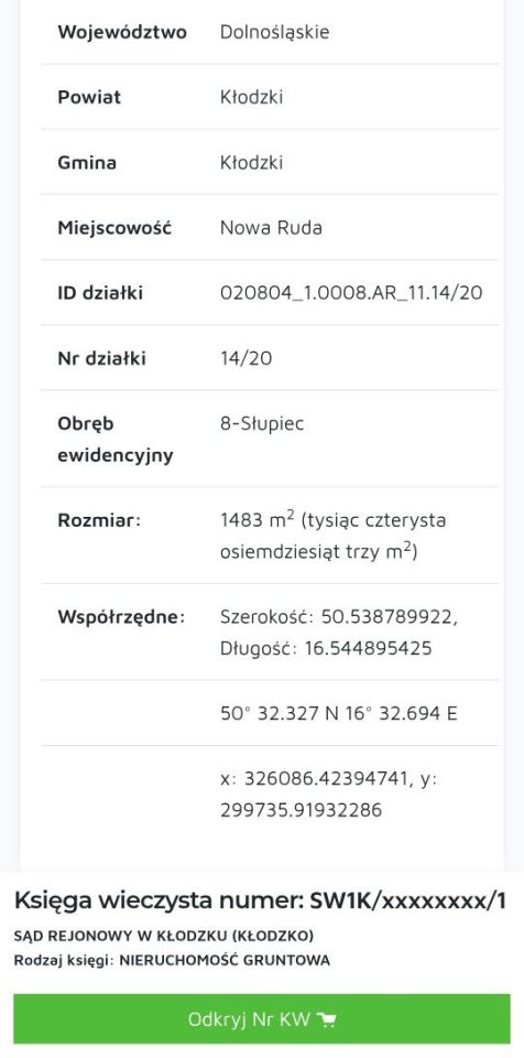 Działka rolna Nowa Ruda Słupiec, ul. Kasztanowa. Zdjęcie 3