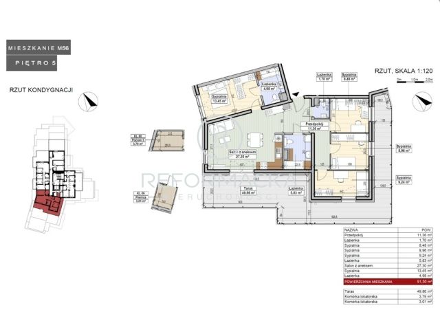 Mieszkanie 5-pokojowe Rzeszów Staroniwa, ul. Jana Wywrockiego. Zdjęcie 15