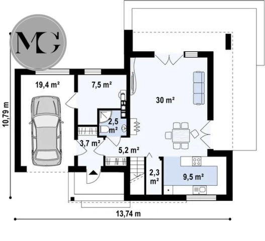 dom wolnostojący, 4 pokoje Władysławowo. Zdjęcie 5