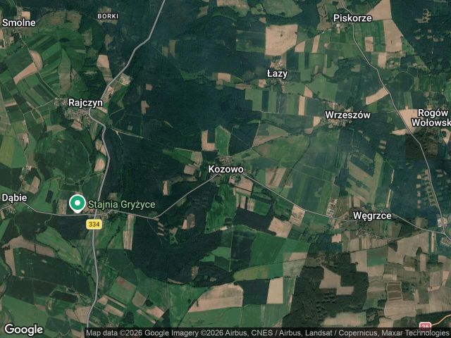 Działka budowlana Kozowo. Zdjęcie 1
