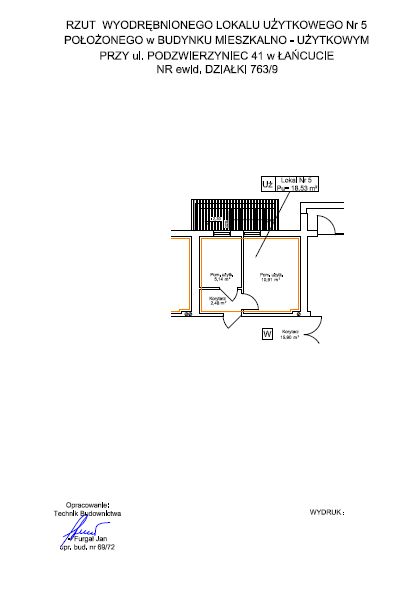 Lokal Łańcut Podzwierzyniec, ul. Podzwierzyniec. Zdjęcie 2
