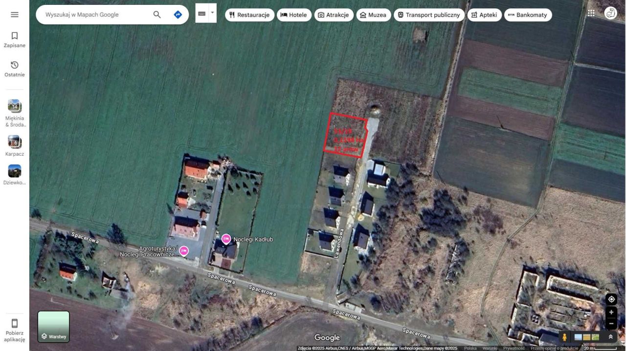 Działka budowlana Kadłub