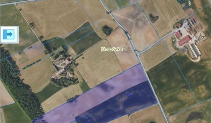 Działka rolna Kroszówka