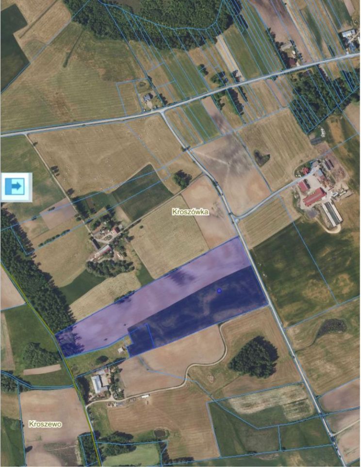 Działka rolna Kroszówka