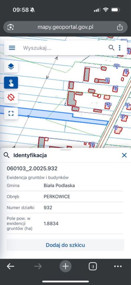 Działka rolno-budowlana Perkowice. Zdjęcie 2