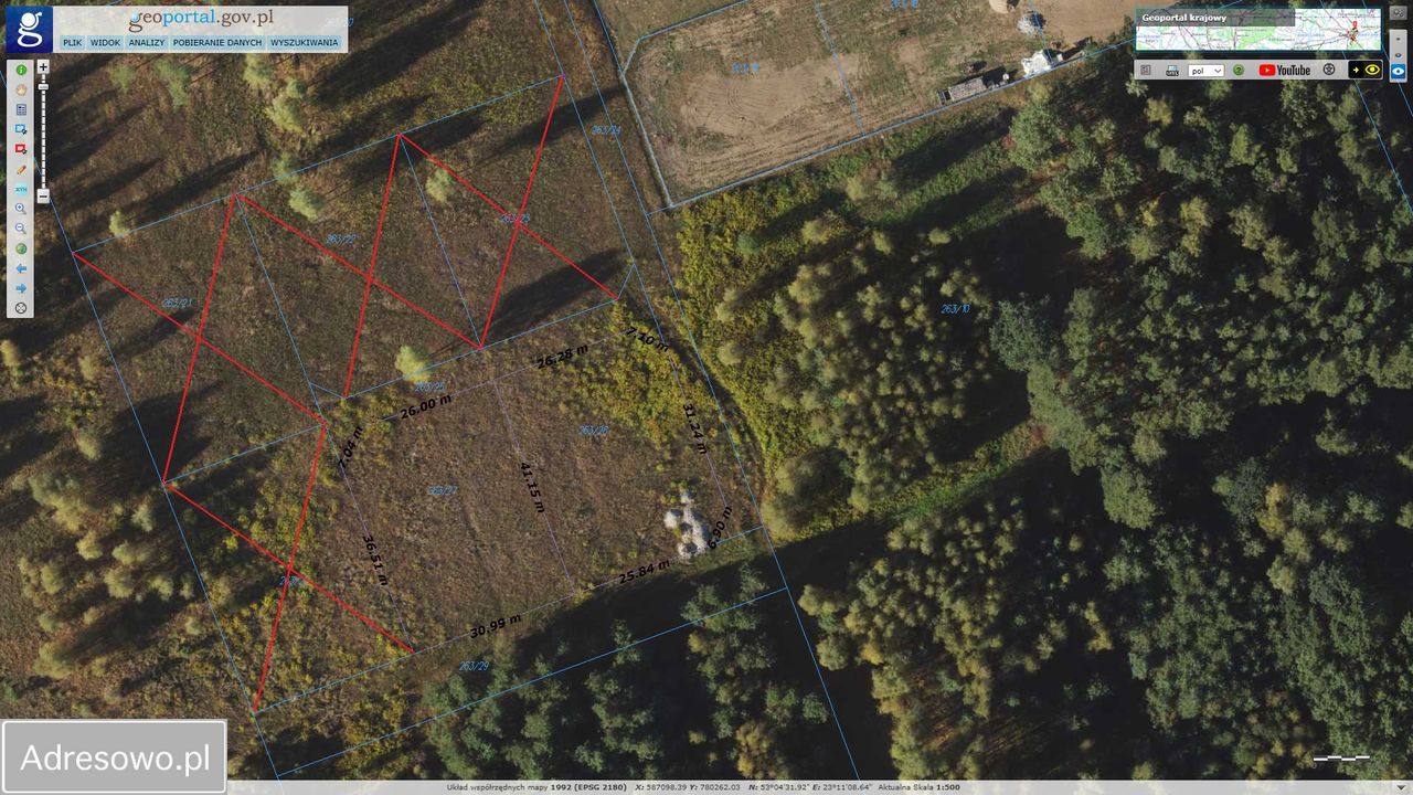 Działka rolno-budowlana Olmonty, ul. Chabrowa. Zdjęcie 2