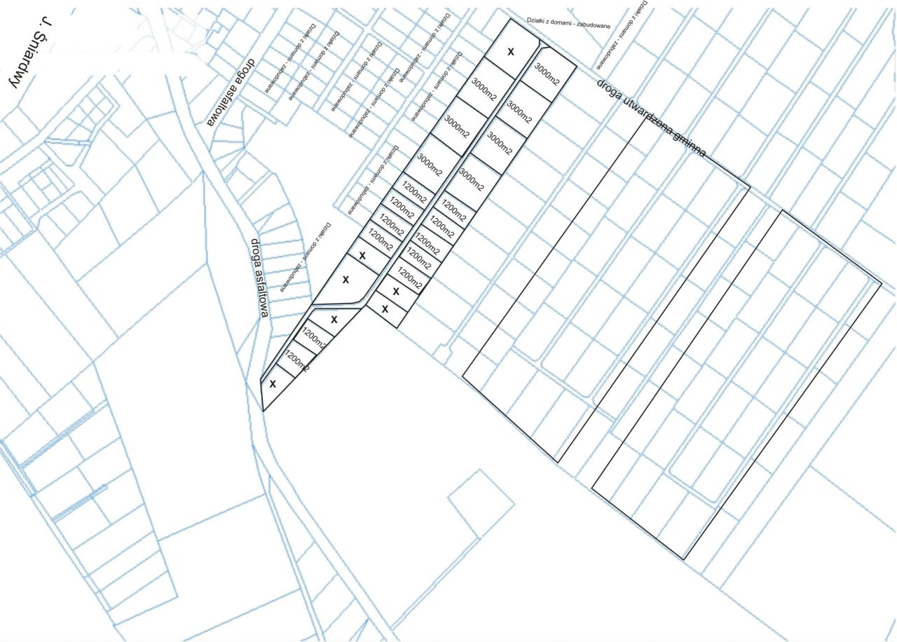 Działka rekreacyjna Nowe Guty