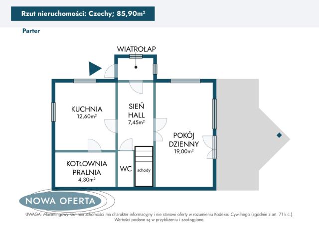dom wolnostojący, 4 pokoje Czechy. Zdjęcie 20