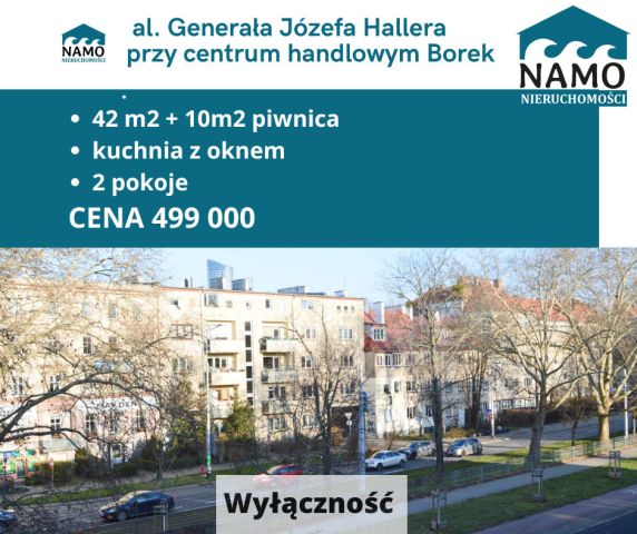 Mieszkanie 2-pokojowe Wrocław Borek, al. gen. Józefa Hallera. Zdjęcie 1